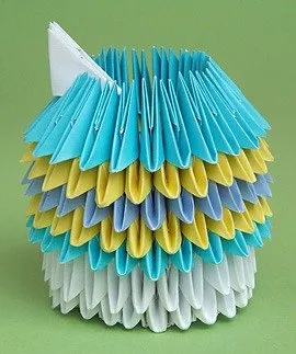 Hare pas de hârtie origami cu ghid pas al modulelor Hare și video