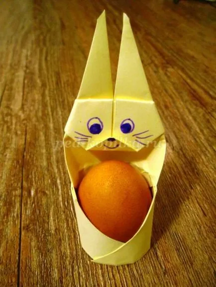 Hare pas de hârtie origami cu ghid pas al modulelor Hare și video