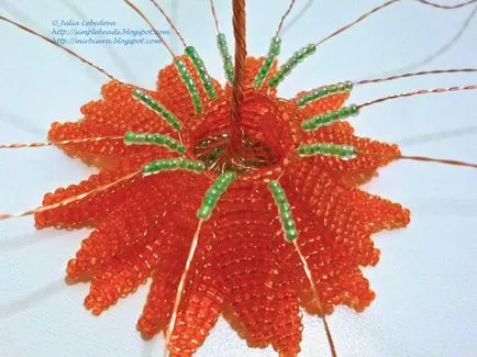 Master class gerbera șirag de mărgele Master class gerbera șirag de mărgele