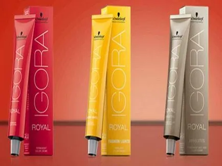 Paleta de culori de flori de păr Igor