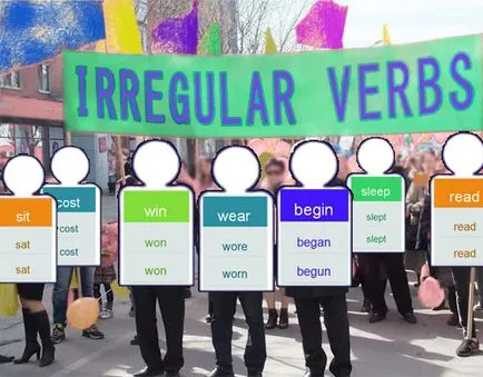 Ce este un verb neregulat