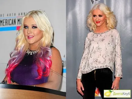 Cât de subțire Christina Aguilera