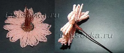 Master class gerbera șirag de mărgele