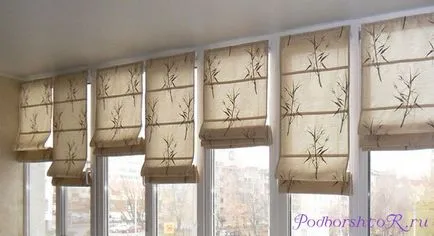 Jaluzele pentru balcoane cu mâinile lor Jaluzele pentru balcoane cu mâinile lor
