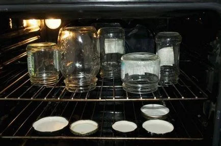 După cum este sterilizat borcane