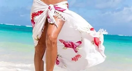 Cum de a lega un pareo pe plajă