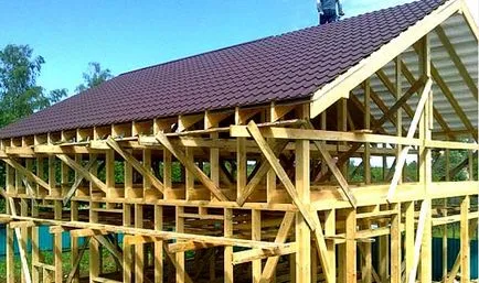 Construcție de case din lemn cadru
