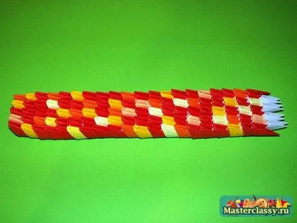 Origami master-class de șarpe