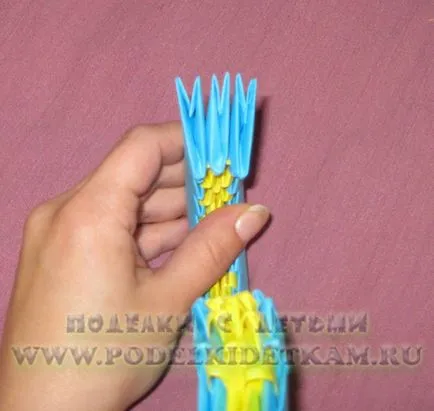 Origami master-class de șarpe
