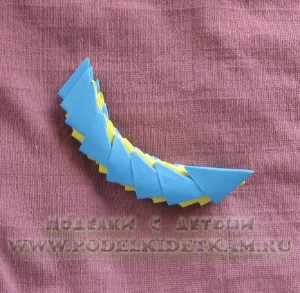 Origami master-class de șarpe