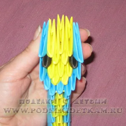 Origami master-class de șarpe