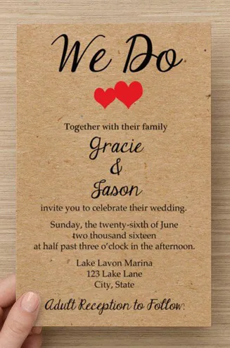 invitatie de nunta stil