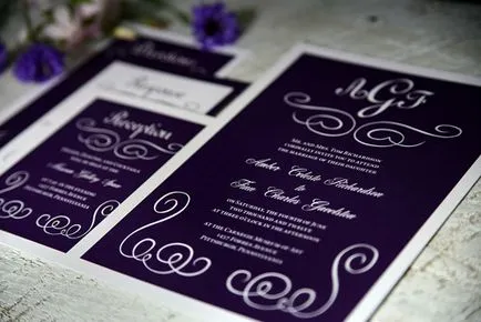 invitatie de nunta stil