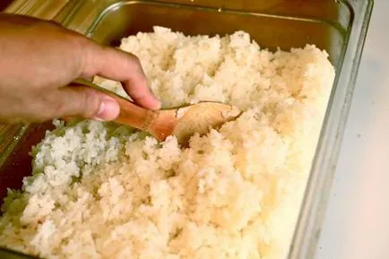 Ceea ce a adăugat la orez pentru sushi