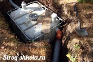 Fosa septica de containere cubice cu propriile lor mâini Fosa septica de containere cubice cu propriile lor mâini