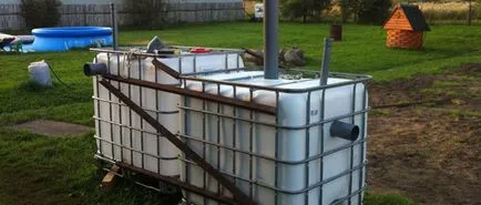 Fosa septica de containere cubice cu propriile lor mâini Fosa septica de containere cubice cu propriile lor mâini