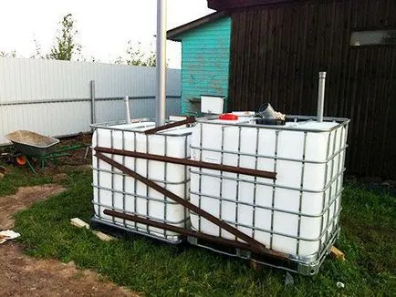 Fosa septica de containere cubice cu propriile lor mâini Fosa septica de containere cubice cu propriile lor mâini