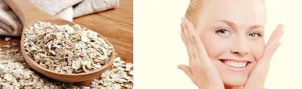 Scrub din fulgi de ovăz facial
