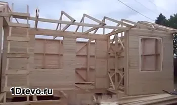 Construcție de case din lemn cadru