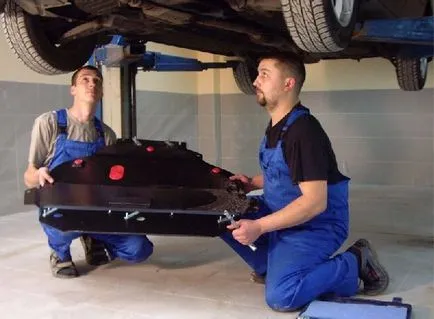 Instalarea carterului de securitate