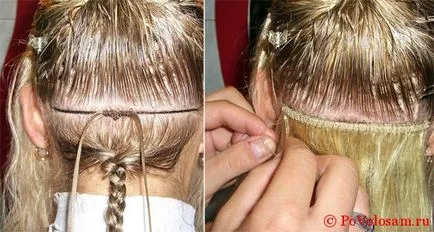 păr Tresse pe ea