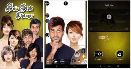 Top 10 aplicații mobile pentru selectarea de coafuri 2017