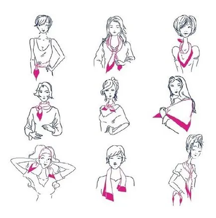 19 moduri simple și idei care leagă o eșarfă (fular) 19 moduri simple și idei insotitoare o eșarfă