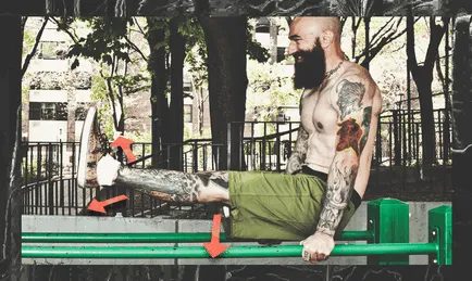 6 exerciții eficiente pe barele inegale