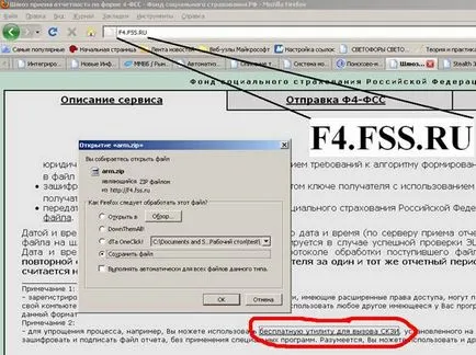 4-FSS instrucțiuni pentru trimiterea prin Internet