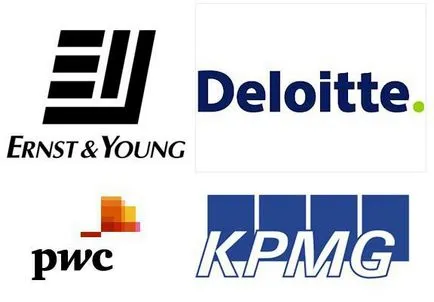 Audit patru mari PricewaterhouseCoopers, Deloitte, Ernst & amp; tineri, KPMG