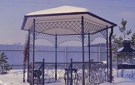 Gazebo în țară cu propria lor de ghidare și fotografii ale clădirilor din materiale la îndemână și nu numai mâinile ... Gazebo în țară cu propria lor de ghidare și fotografii ale clădirilor din materiale la îndemână și nu numai mâinile ...