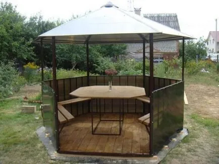 Mobilier de grădină cu propriile sale mâini tipurile și etapele de fotografii de construcții (chioșc) Mobilier de grădină cu propriile sale mâini tipurile și etapele de fotografii de construcții