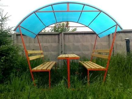 Gazebo în țară cu propriul lor ghid de mâini și fotografii ale clădirilor din materiale la îndemână și nu numai ... (dacha) Gazebo în țară cu propria lor de ghidare și fotografii ale clădirilor din materiale la îndemână și nu numai mâinile ...