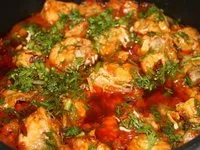 Chakhokhbili de pui în georgiană - rețete simple, (chakhokhbili) Chakhokhbili de pui în georgiană - rețete simple,