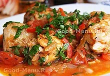 Chakhokhbili de pui - reteta cu pas cu pas fotografii (pui) Chakhokhbili de pui - reteta cu pas cu pas fotografii