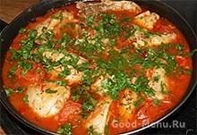 Chakhokhbili de pui - reteta cu pas cu pas fotografii (pui) Chakhokhbili de pui - reteta cu pas cu pas fotografii