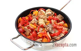 Chakhokhbili de pui în Georgia - pas cu pas reteta fotografie (delicioase) Chakhokhbili de pui în Georgia - un pas cu pas reteta fotografii