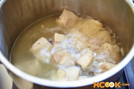 Chakhokhbili cu carne de pui - un pas cu pas reteta cu fotografii, cum să gătească Georgian
