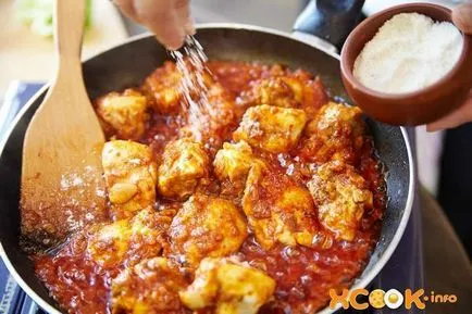 Chakhokhbili cu carne de pui - un pas cu pas reteta cu fotografii, cum să gătească Georgian