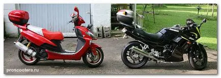 Ce este mai bine pentru a alege - un scuter sau motocicletă (scuter) Ce este mai bine pentru a alege - un scuter sau o motocicleta