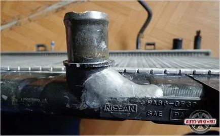 Și dacă radiatorul a curs - radiator scurgeri de eliminare
