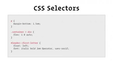 selectoare css
