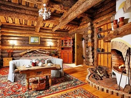 Vara stil rustic casa de design țară, portal de construcție