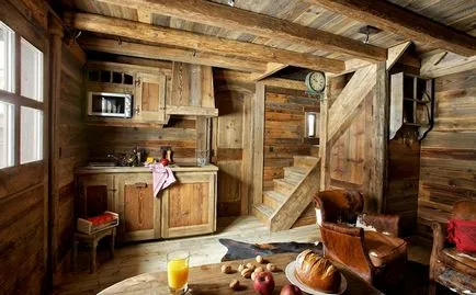 Stilul rustic în proiectarea casei