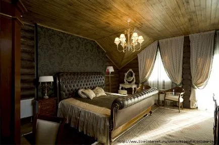 Rustic case din lemn interioare