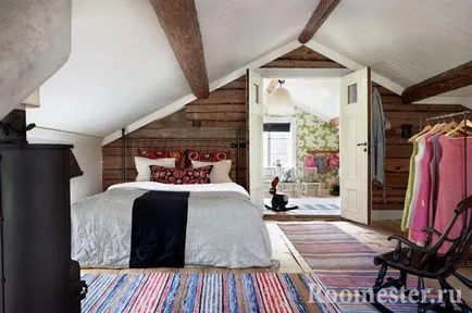 stil rustic, în interiorul unei case de țară cu mâinile lor - 30 de fotografii