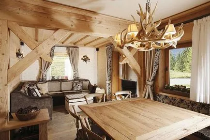 Stilul rustic în proiectarea casei