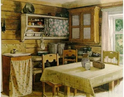 acasă în stil rustic, cu propriile lor mâini - mosstroyservice