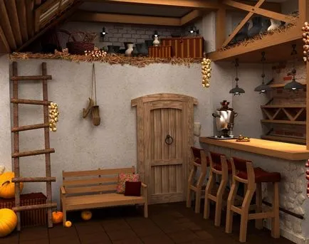 Stilul rustic în proiectarea casei