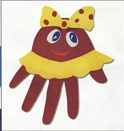 Copiii de appliqué hârtie colorată cu mâinile microni dvs. de selecție